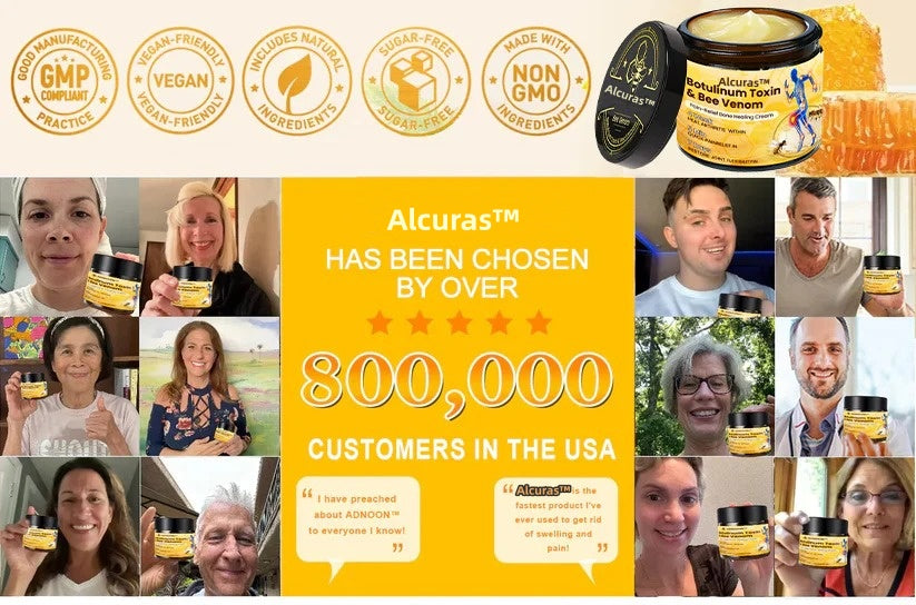 Alcuras™ Botulinum Toxin & Bee Venom Pain-Relief Bone Healing Cream🐝💎