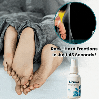 Alcuras® Seaweed Erection Spray | Rock-Hard Erections in Just 43 Seconds!