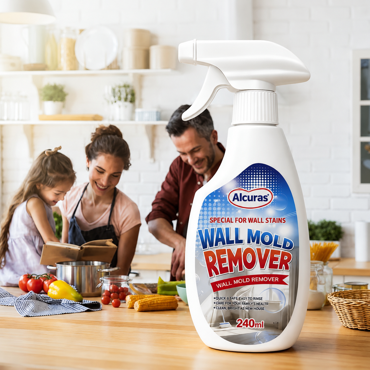 Alcuras® Fast Acting Anti-Mold Wall Cleaner Spray