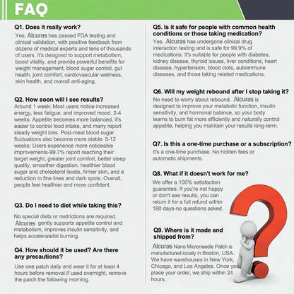Alcuras® Moringa 8-Benefit Slimming & Metabolic Nano Microneedle changes in 7 days)  For obesity, Loose Skin,diabetes, sleep apnea, joint issues, and more