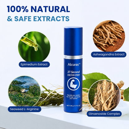 50% OFF - While Stock Lasts | Alcuras™ 37-Second Erection Spray