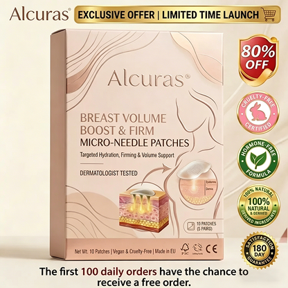 🎁 Alcuras® Targeted Breast Enhancement Advanced Nano Microneedle Patch