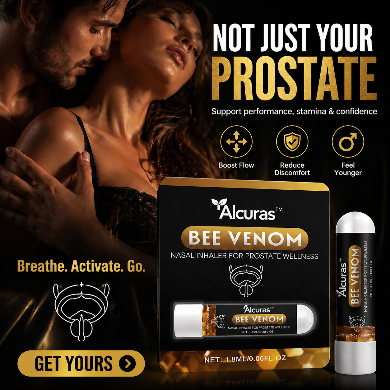 Alcuras™ Nasal Inhaler for Prostate Health-Regain Your Confidence✨
