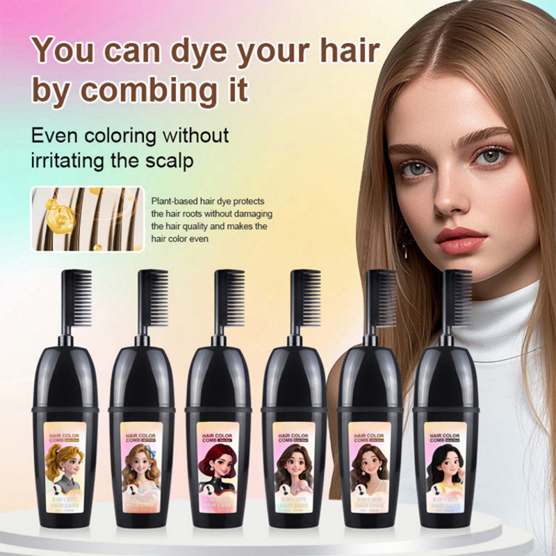 Super popular items at 50% off🦄3-in-1 Hair Dye Comb🎁